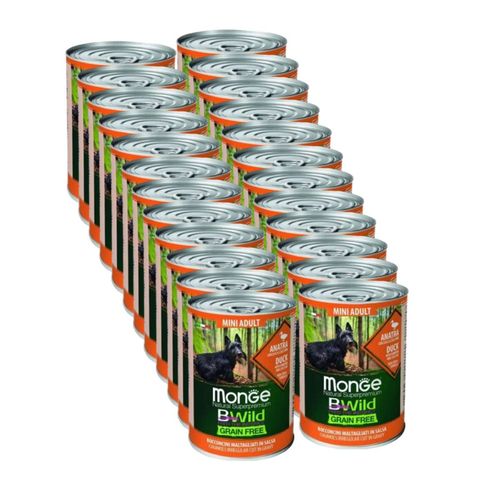 Kit Risparmio 24x400G Monge Dog Bwild