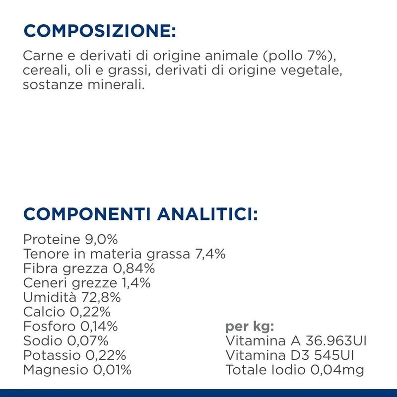 hills-prescription-diet-thyroid-care-y-d-per-gatti-con-pollo-composizione