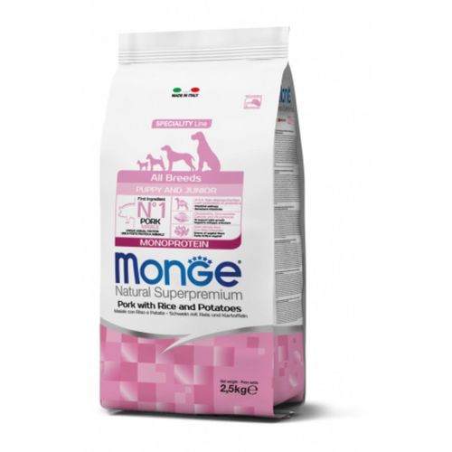 Monge Natural Superpremium Puppy All Breeds con Maiale
