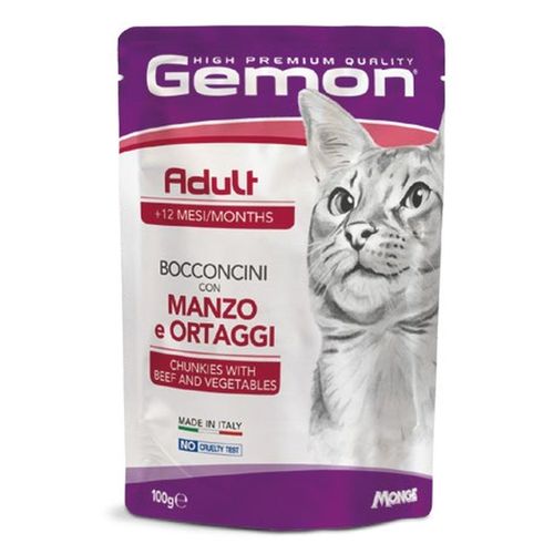 Gemon Cat Adult Busta Multipack 24x100G