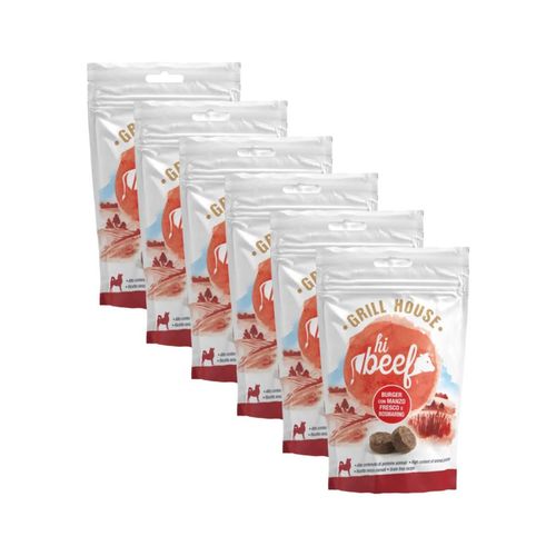 Kit Risparmio 6x60G Hi Beef Dog Snack Burger