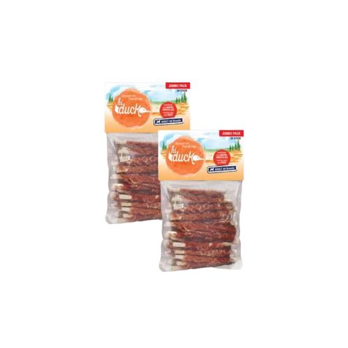 Kit Risparmio 2x350G Hi Duck Dog Snack Bastoncini