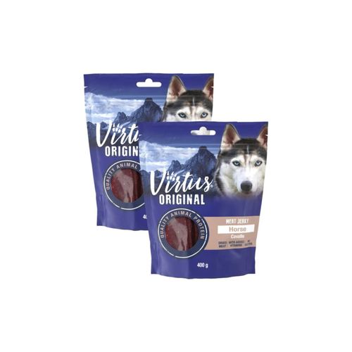 Kit Risparmio 2x400G Virtus Dog Snack Meat Jerky