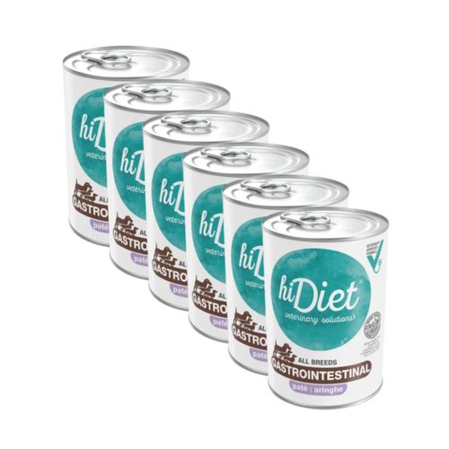 Kit Risparmio 6x400G Hi Diet Dog Gastrointestinal Paté