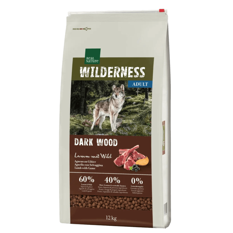 Kit-Risparmio-2x12KG-Real-Nature-Dog-Adult-Wilderness-Dark-Wood-1000000000659