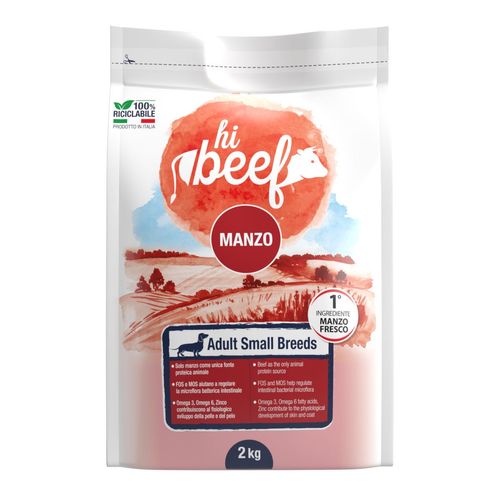 Hi Beef Dog Adult Small Breeds Manzo Fresco