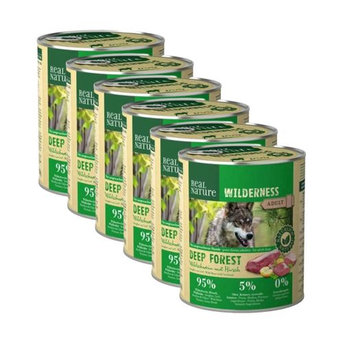 Kit Risparmio 6x800G Real Nature Wilderness Dog
