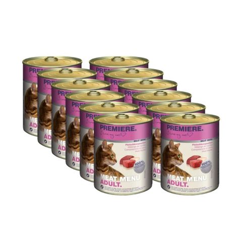 Kit Risparmio 12x800G Premiere Meat Menu Cat Adult