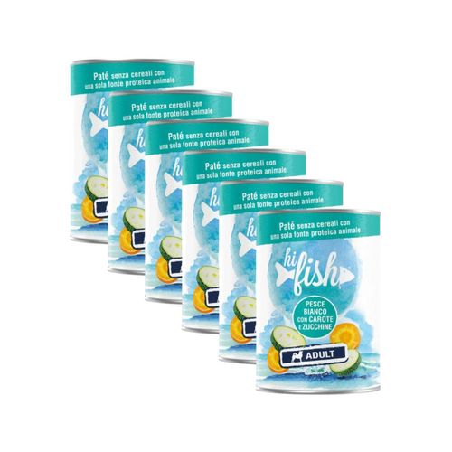 Kit Risparmio 6x400G Hi Fish Dog