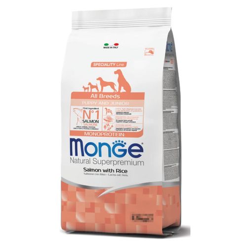 Monge Natural Superpremium Puppy&Junior Mini con Salmone
