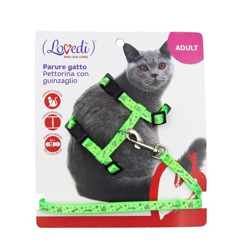 Lovedì Parure per Gatto Adulto Reflective