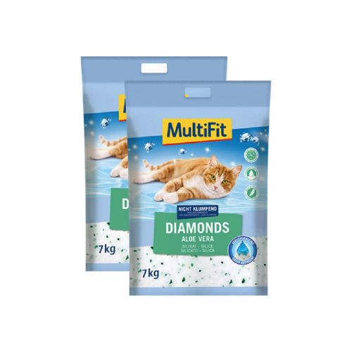 Kit Risparmio 2x15L Multifit Lettiera Assorbente Diamonds