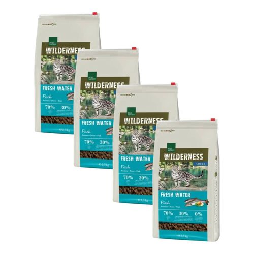 Kit Risparmio 4x2.5KG Real Nature Wilderness Cat Adult