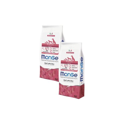 Kit Risparmio 2x12KG Monge Natural Superpremium Adult Manzo