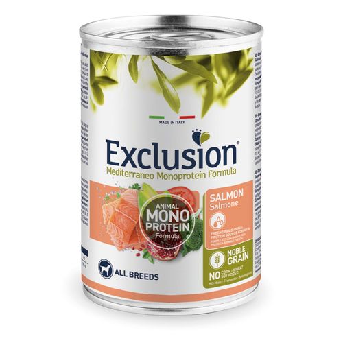 Exclusion Dog Mediterraneo Monoprotein Adult Lattina 400G