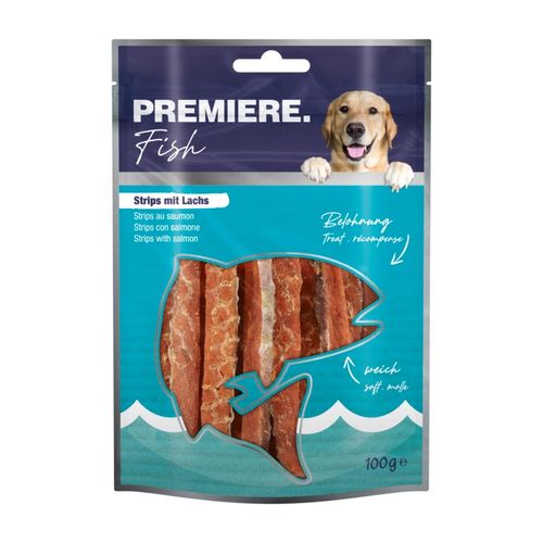 Premiere Dog Snack Fish Strips 100G