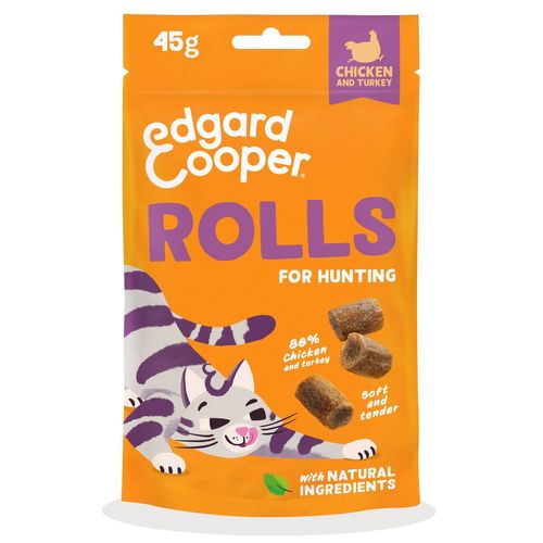 Edgard & Cooper Cat Snack Rolls 45G