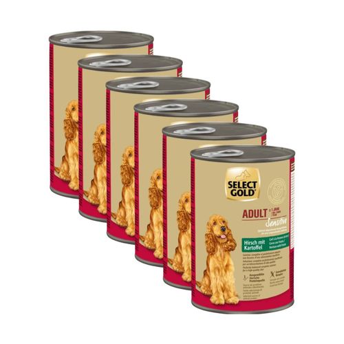 Kit Risparmio 6x400G Select Gold Sensitive Dog
