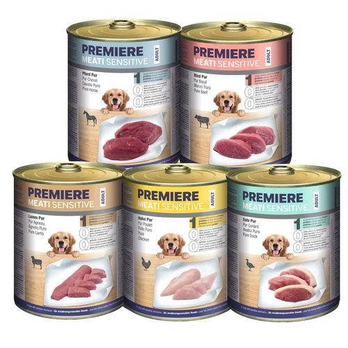 Kit Risparmio Multigusto 5x800G Premiere Dog Meati Sensitive