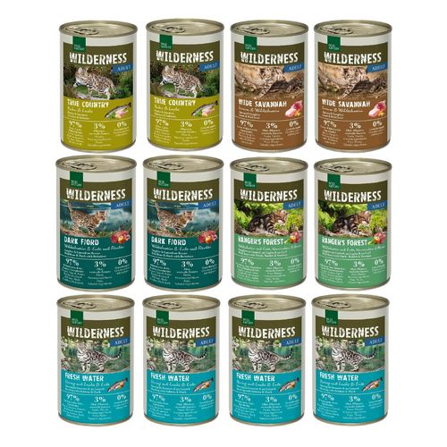 Kit Multigusto 12x400G Real Nature Wilderness Cat
