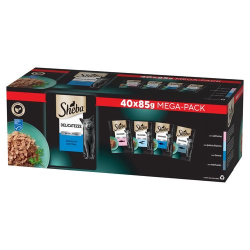 Sheba Delicatezze Cat Busta Multipack 40x85G