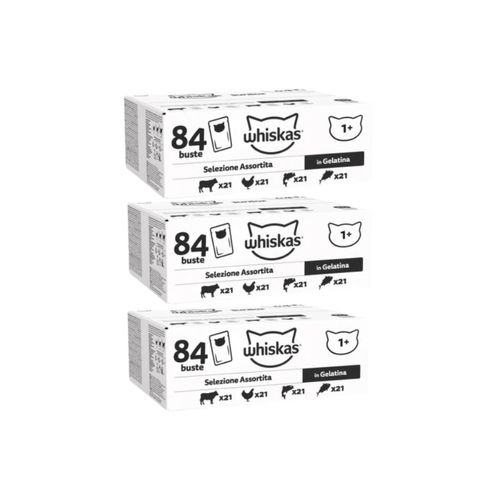 Kit Risparmio 252x85G Whiskas Cat Selezione Assorita