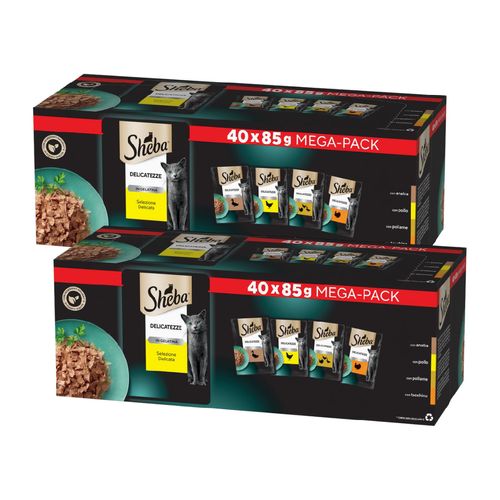 Kit Risparmio 80x85G Sheba Delicatezze