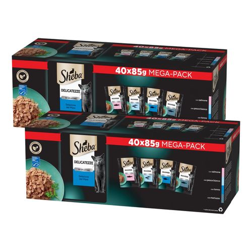 Kit Risparmio 80x85G Sheba Delicatezze