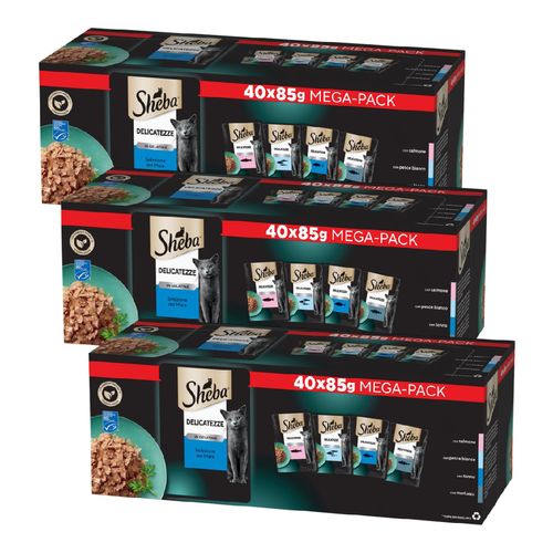 Kit Risparmio 120x85G Sheba Delicatezze