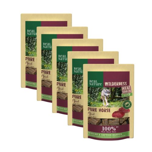 Kit Risparmio 5x150G Real Nature Wilderness Snack Soft Dog
