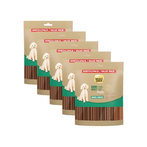 Kit Risparmio 5x294G Select Gold Snack Cane Mini Sensitive Dental