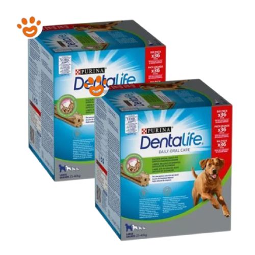 Kit Risparmio 72PZ Purina Dentalife Snack Cane Large