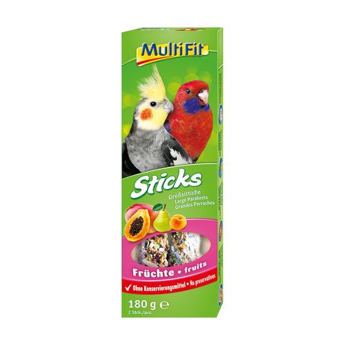MultiFit Sticks per Parrocchetti Grandi 180G