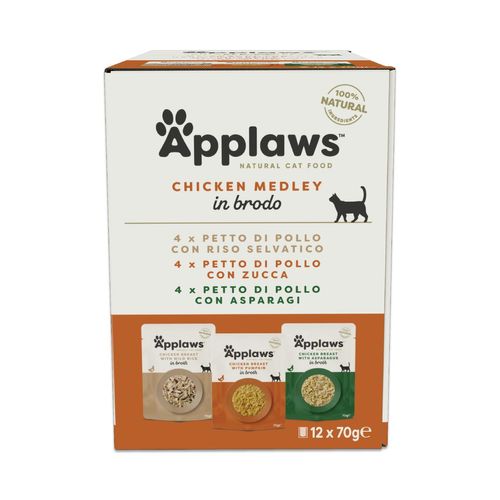 Applaws Cat Busta Multipack 12x70G Chicken Medley