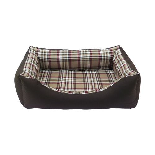 Luna&Teo Cuccia Rettangolare Scottish Marrone