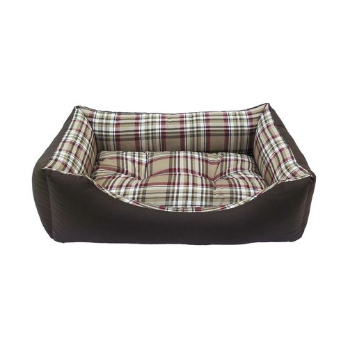 Luna&Teo Cuccia Rettangolare Scottish Marrone