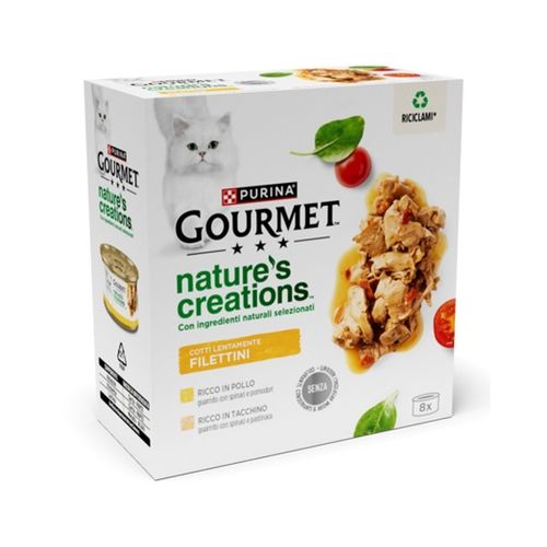 Gourmet Nature's Creations Cat Lattina Multipack 8x85G