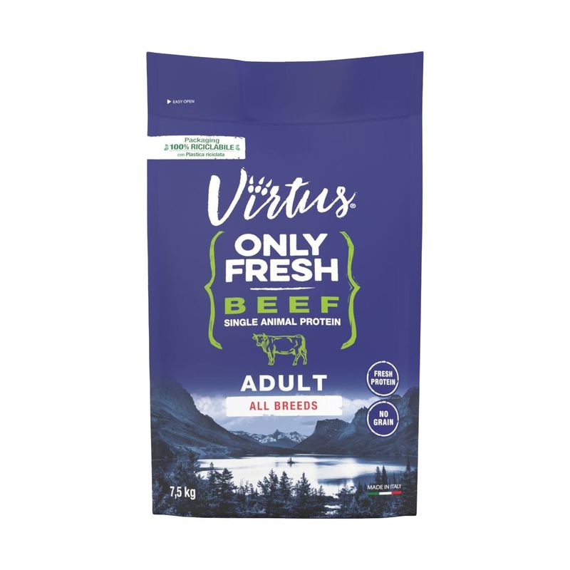 Virtus Dog Only Fresh Adult Manzo_10141030-no back_