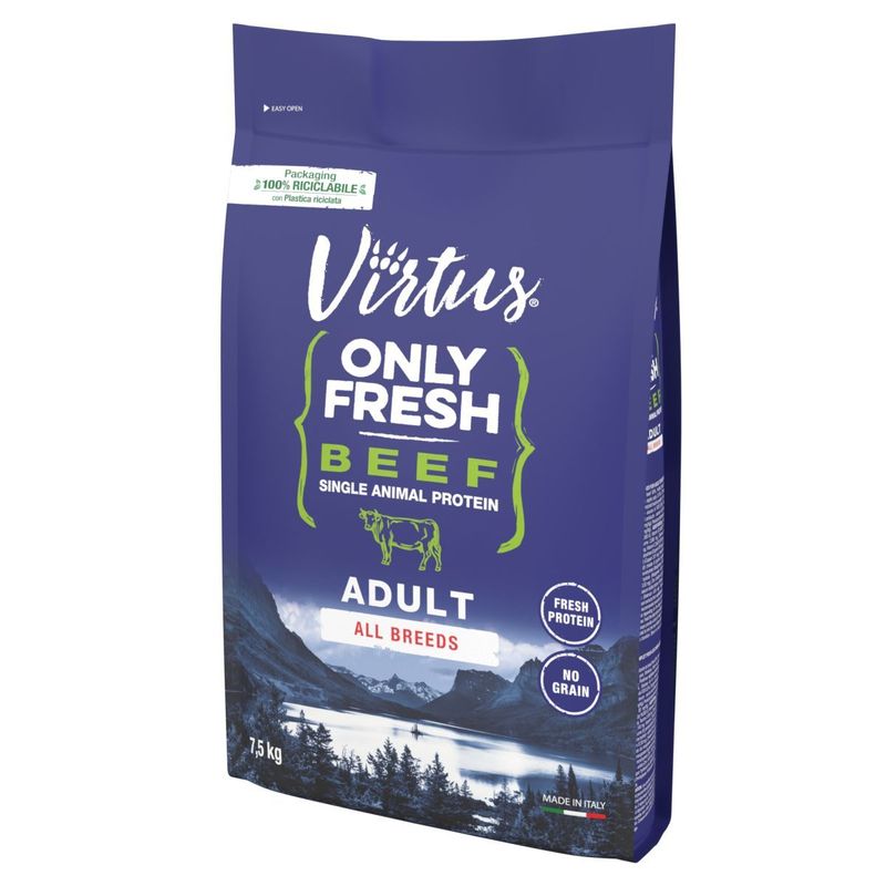 Virtus Dog Only Fresh Adult Manzo_10141030-vista