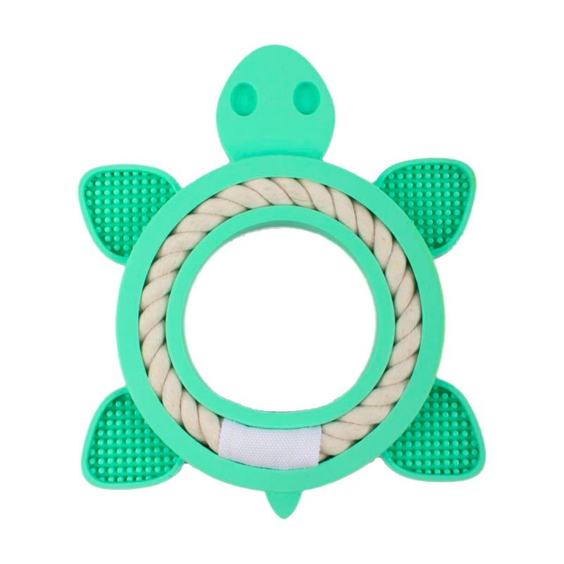 croci-gioco-cane-tartaruga-con-corda-10187307