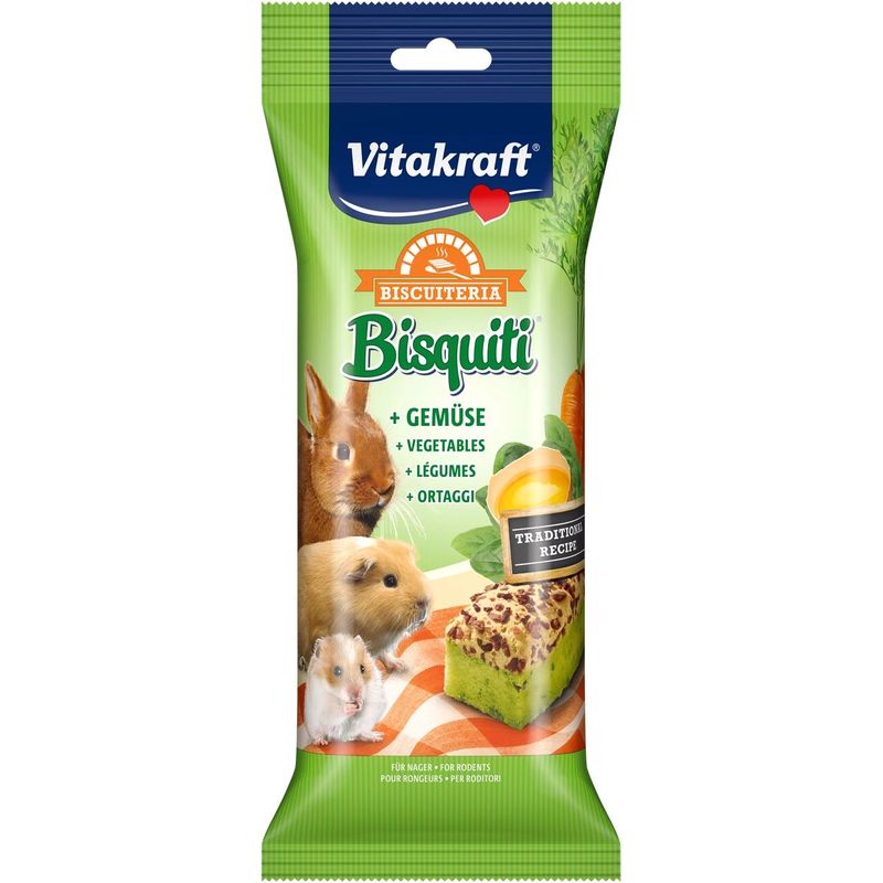 Vitakraft Snack Bisquiti Roditori alla Verdura 00004520