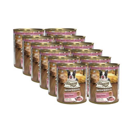 Kit Risparmio 12x800G Stuzzy Dog Monoprotein