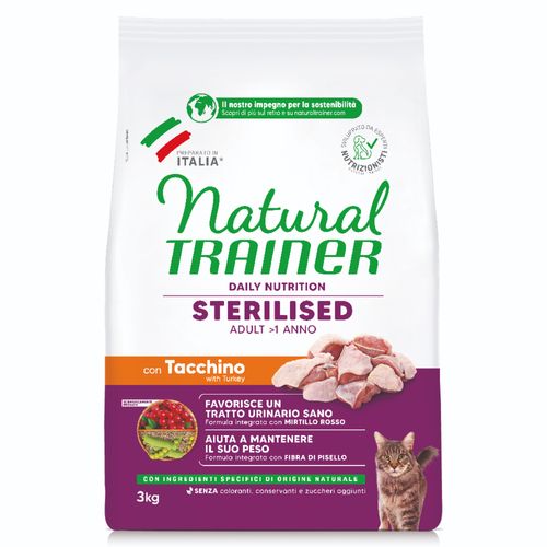 Natural Trainer Gatto Sterilised Tacchino