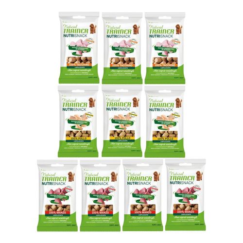 Kit Multigusto 10x20G Natural Trainer Dog Nutri Snack