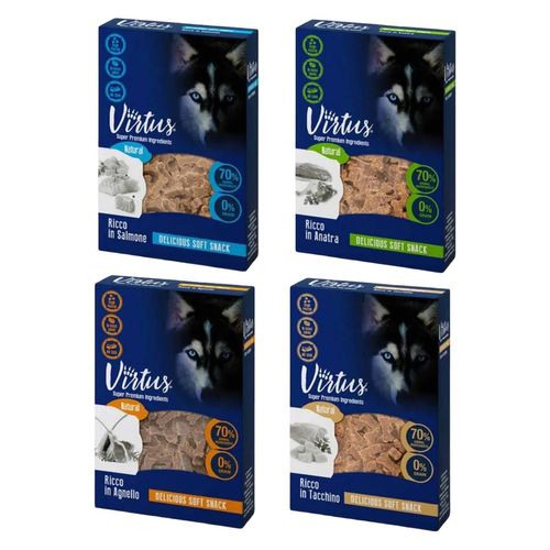 Set Prova Multigusto 4x100G Virtus Dog Delicious Soft Snack