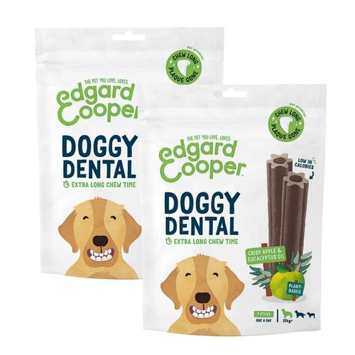 Kit Risparmio 2x240G Edgard & Cooper Snack Doggy Dental Large