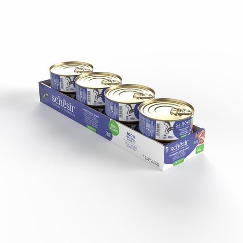 Schesir Nature Cat in Jelly Lattina Multipack 8x140G