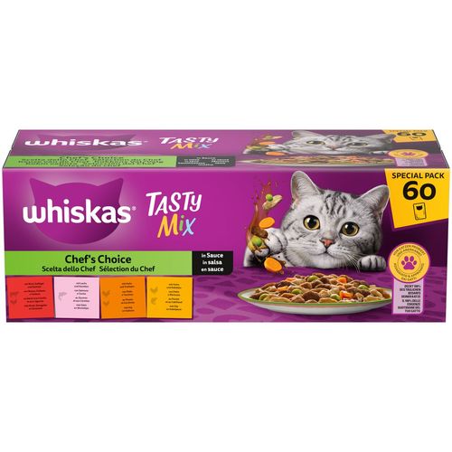 Whiskas Tasty Mix Cat Busta Multipack 60x85G