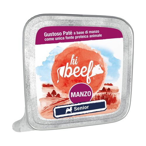 Hi Beef Senior Vaschetta Multipack 18x300G