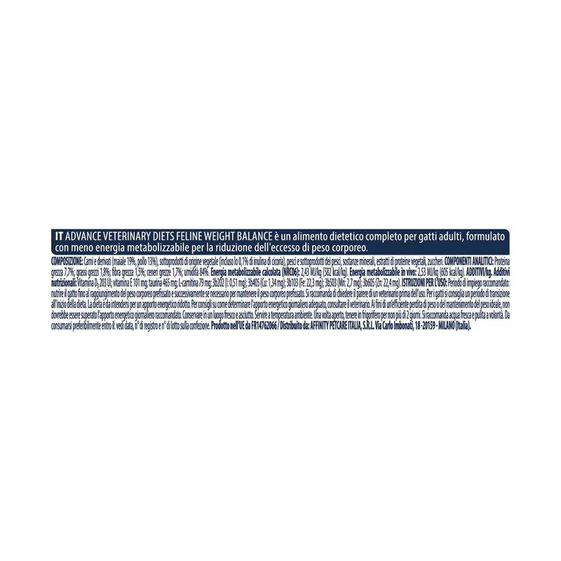 Advance Diets Cat Weight Balance Busta 85G -7